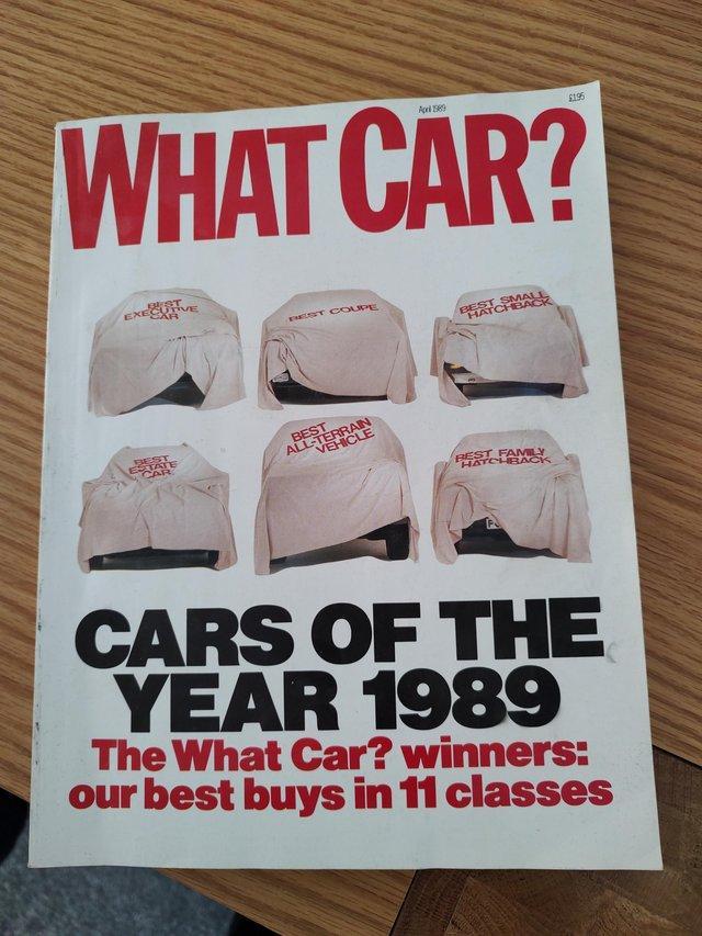 Preview of the first image of WHAT CAR 1989 CARS OF THE YEAR  £7 NO OFFERS  COLLECTION ONL.