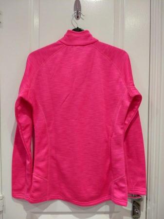 Image 8 of New Trespass Women's Pink Fleece Jumper AT200 UK 12 Medium
