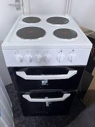 Preview of the first image of ESSENTIALS 50CM SOLID HOT PLATE WHITE COOKER-LARGE OVEN-FAB.