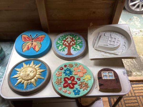 Image 1 of 5 moulds to make garden plaques