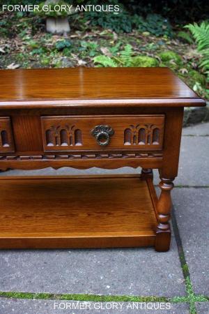 Image 65 of OLD CHARM LIGHT OAK TWO DRAWER COFFEE TABLE TV MEDIA STAND