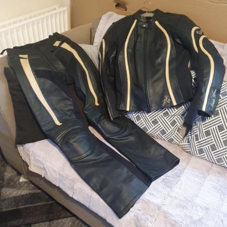 Image 1 of Frank Thomas Lady Rider motorcycle jacket and trousers