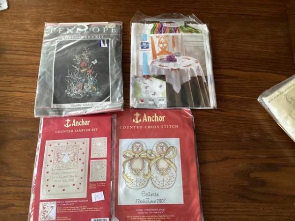 Image 2 of Embroidery/cross stitch/sampler kits unused £5 each
