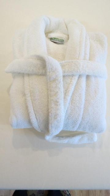 Preview of the first image of Bath Robe colour white By Dunelm.
