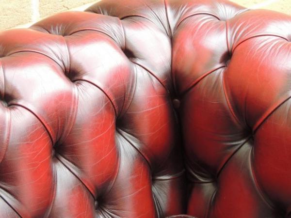 Image 23 of Vintage Chesterfield 3 piece Suite (UK Delivery)