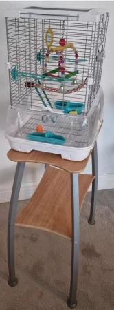 Image 3 of Vision Birdcage Model S01, small, With Vision Stand