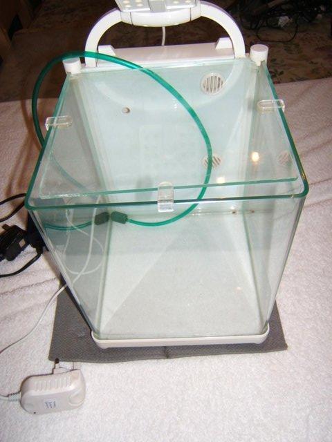 Preview of the first image of Love fish nano cube aquarium with extras.