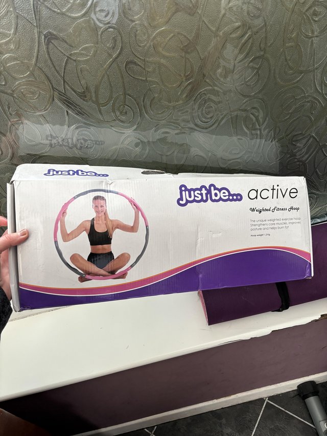 Preview of the first image of Just be active weighted hula hoop.