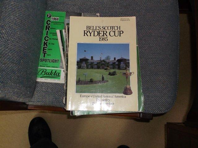 Preview of the first image of RYDER CUP 1985 OFFICIAL PROGRAMME.
