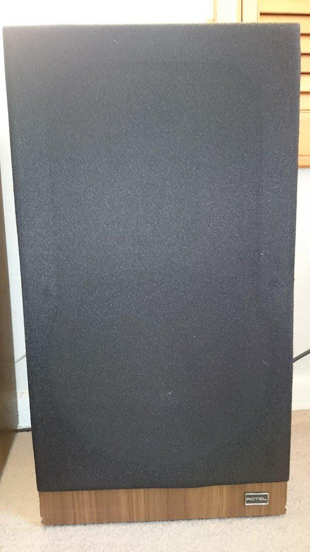 Preview of the first image of RARE VINTAGE ROTEL RL 915 Speakers.