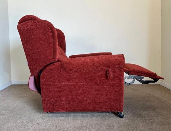 Image 16 of WILLOWBROOK ELECTRIC RISER RECLINER RED CHAIR ~ CAN DELIVER