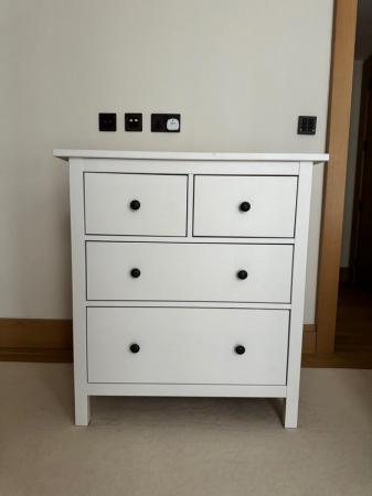 Image 1 of White chest of drawers IKEA