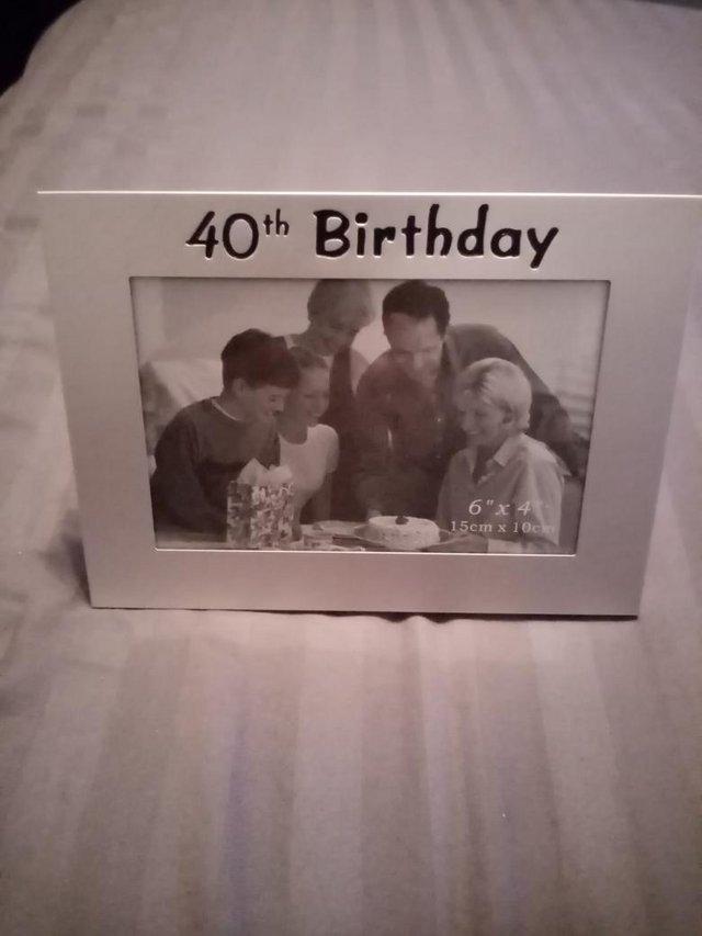 Preview of the first image of 40th Birthday Picture Frame XXX.