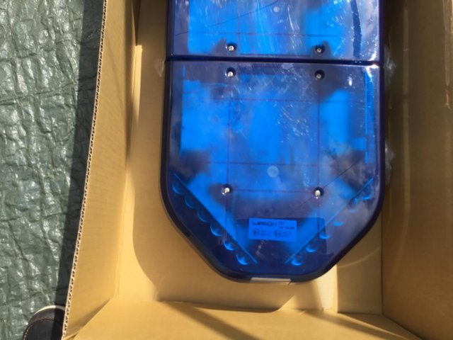 Preview of the first image of Legend 44 Inch Blue Emergency Vehicle Light.