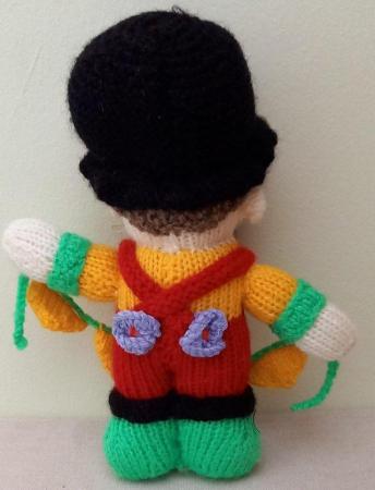 Image 3 of Wool Hand-Knitted Love Clown - New