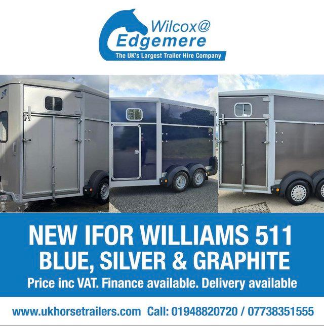 Preview of the first image of New Ifor Williams 511 blue silver graphite in stock price.