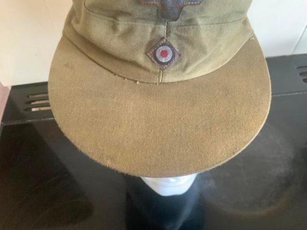 Image 7 of Africa Korps Soldiers Cap in worn but still good condition