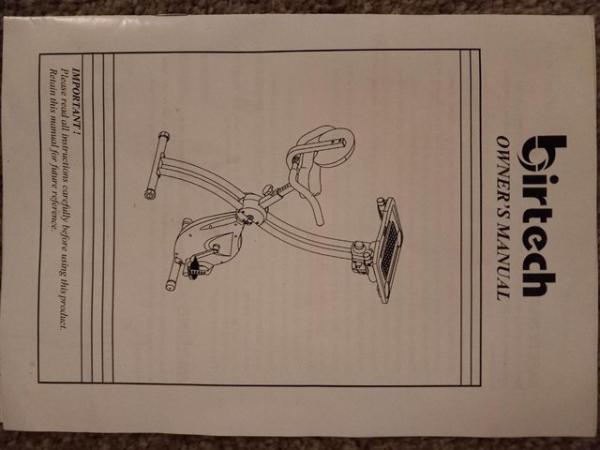 Image 2 of Exercise bike with table (free)