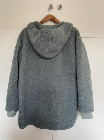 Image 1 of Fatface Teal Blue Sherpa Style Fleece