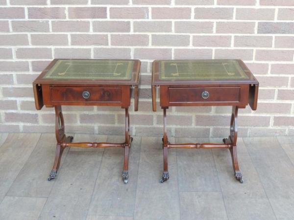 Image 1 of Pair of Extendable Side Tables (UK Delivery)