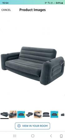 Image 3 of Blow up bed settee for awning or tent or home