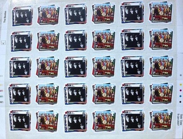 Image 2 of 30-Beatles  Royal Mail UK Commemorative Stamps