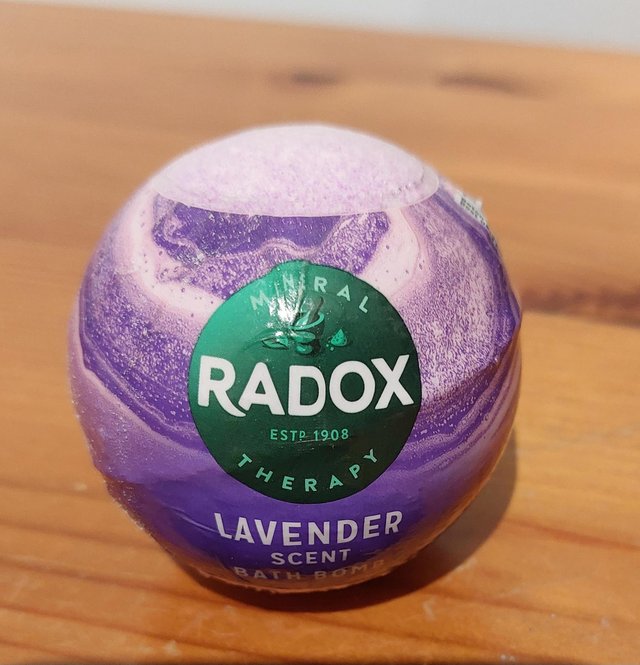 Preview of the first image of Radox lavender bath bomb,  brand new.