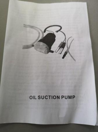 Image 3 of Car oil suction pump, for home oil changes.