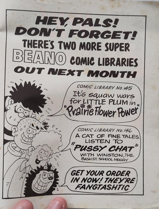 Preview of the first image of Beano Comic Library No 143 Jonah & Puss 'N' Boots In Raiders.