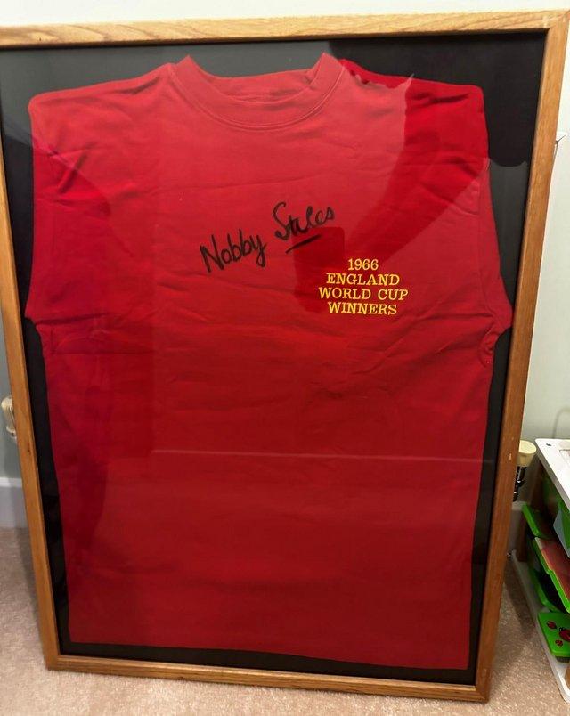 Preview of the first image of Various signed Authenticated Football Shirts.