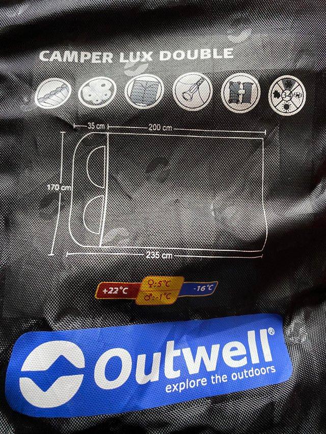 Preview of the first image of OUTWELL CAMPER LUX DOUBLE SLEEPING BAG.