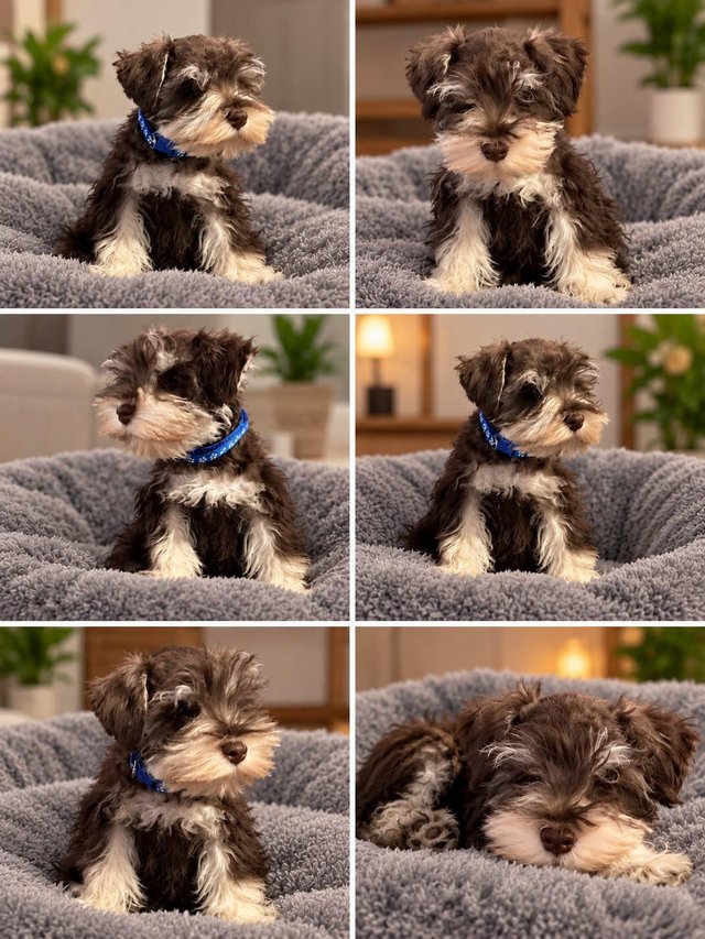 11 week old miniature Schanuzer boy — Pets & Animals in Basildon