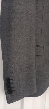 Image 3 of Mens NEXT slim fit 34R grey suit jacket