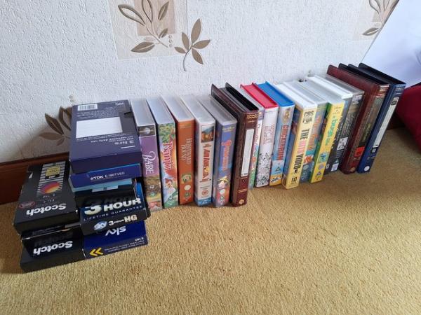 Image 1 of various vhs videos for free on collection