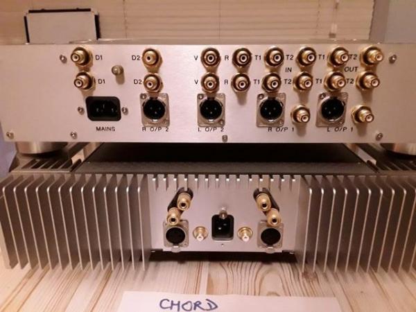 Image 2 of CHORD CPA2500 PRE AMP & CHORD SPM650 POWER AMP
