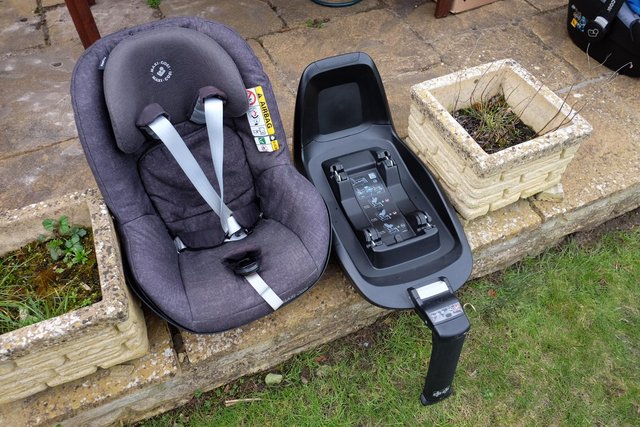 Preview of the first image of Silver Cross & Maxi-Cosi Travel System and car seats.