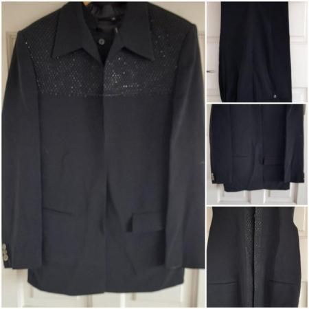 Image 1 of Men's three piece suit for wedding or evening outfit.