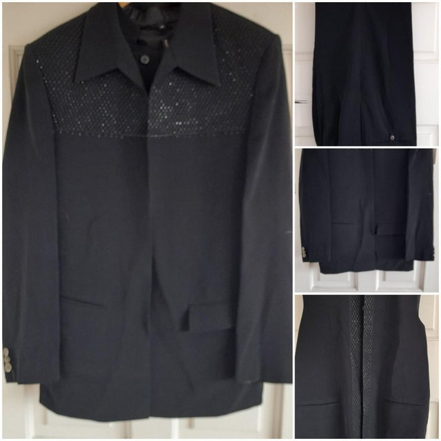 Preview of the first image of Men's three piece suit for wedding or evening outfit..