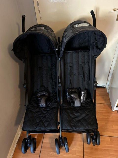 Preview of the first image of Double stroller as new new.