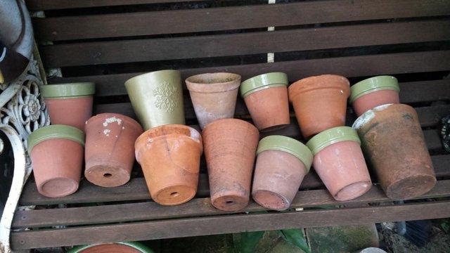 Preview of the first image of Old Flower Pots Various Condition Small/Medium.