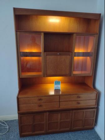 Image 2 of Nathan Classic Teak Cocktail Combination Unit