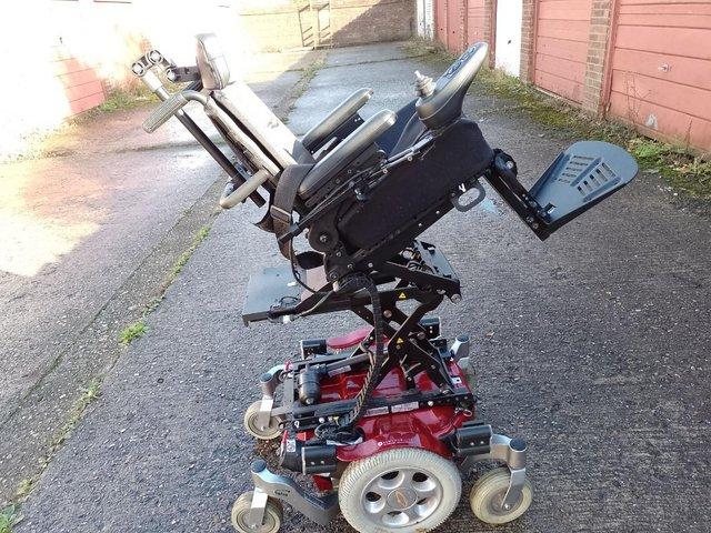 Preview of the first image of salsa m2 quickie lift and tilt junior wheelchair.