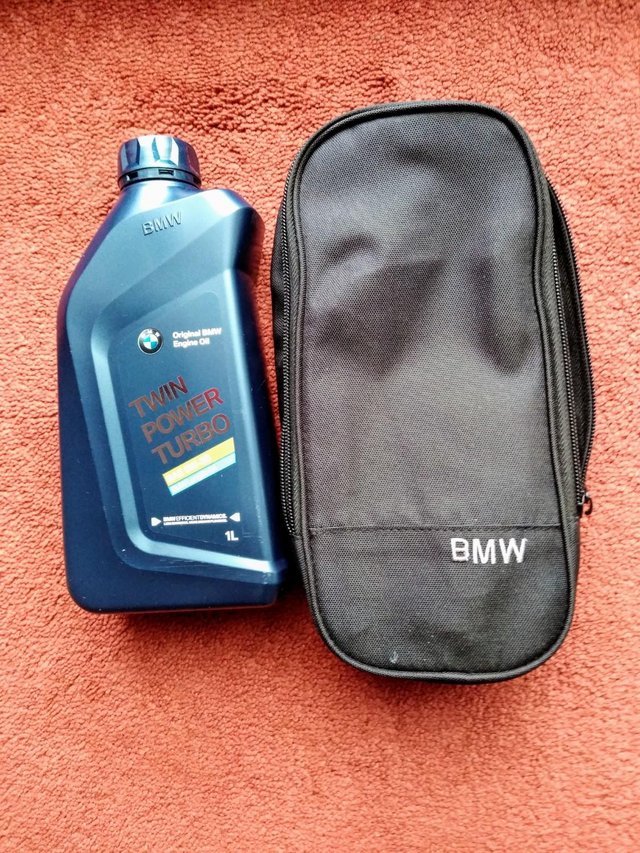 Preview of the first image of BMW 1ltr Engine Oil in pouch.