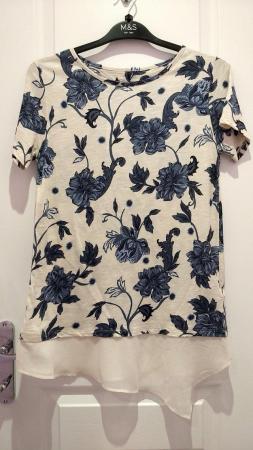 Image 2 of New Marks and Spencer Per Una UK 6 Summer Top Tunic