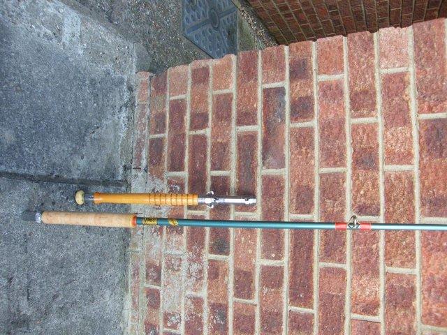 Preview of the first image of GOODWIN 7FT BOAT AND PIER FISHING ROD (RARE VINTAGE).