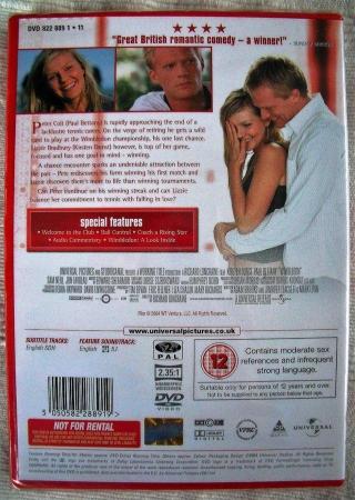 Image 2 of NEW & sealed WIMBLEDON DVD - Kirsten Dunst, Paul Bettany.
