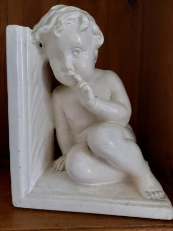 Image 4 of Cherub French antique bookends