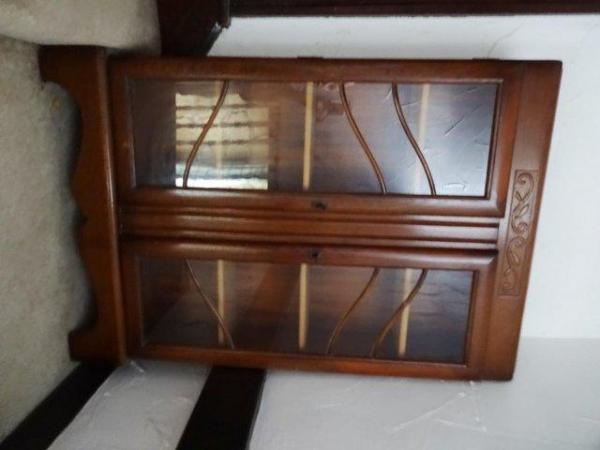 Image 2 of Vintage Glazed Wooden Bookcase