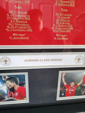 Image 1 of Steven Gerrard and Jamie Carragher signed framed Liverpool S