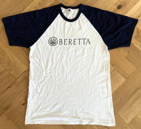 Image 1 of VINTAGE BERETTA T-SHIRT SHIRT TOP TEE SIZE L MILITARY ARMY